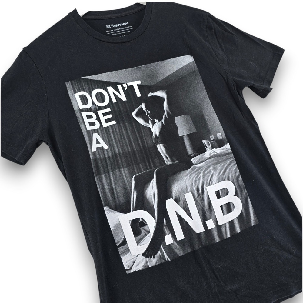 Rhonda Rousey Represent Dont Be A DNB Campaign Shirt Mens Medium UFC WWE RARE